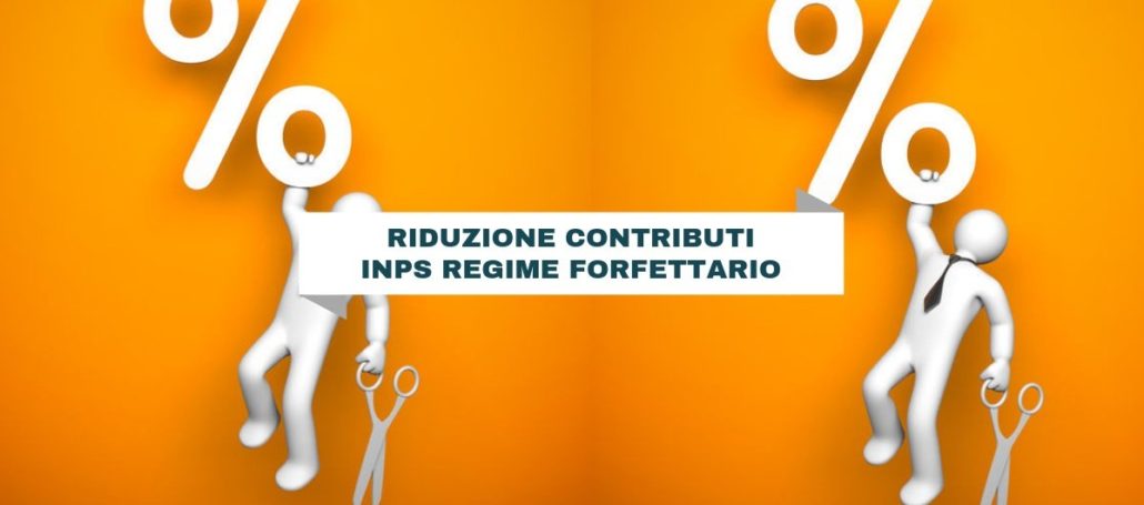 regime forfettario ecco lo sconto contributivo