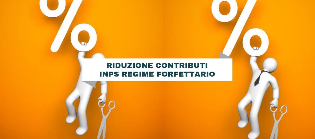 regime forfettario ecco lo sconto contributivo