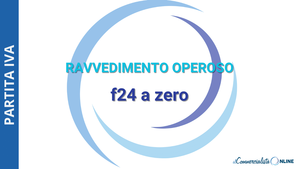 Ritardato pagamento f24 a zero
