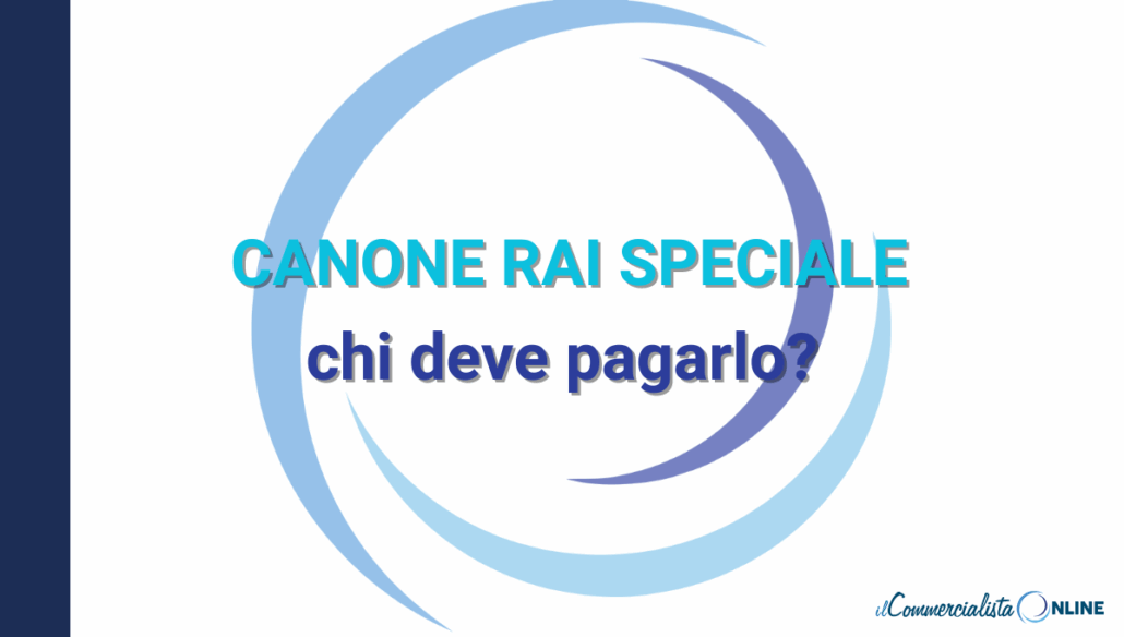 canone speciale rai