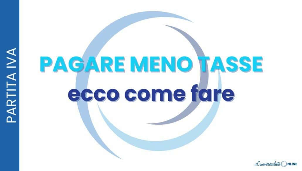 pagare meno tasse