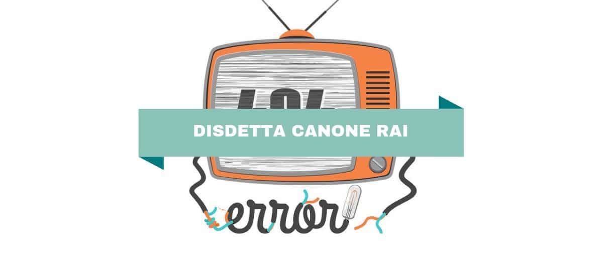 CANONE RAI Ecco come fare la disdetta