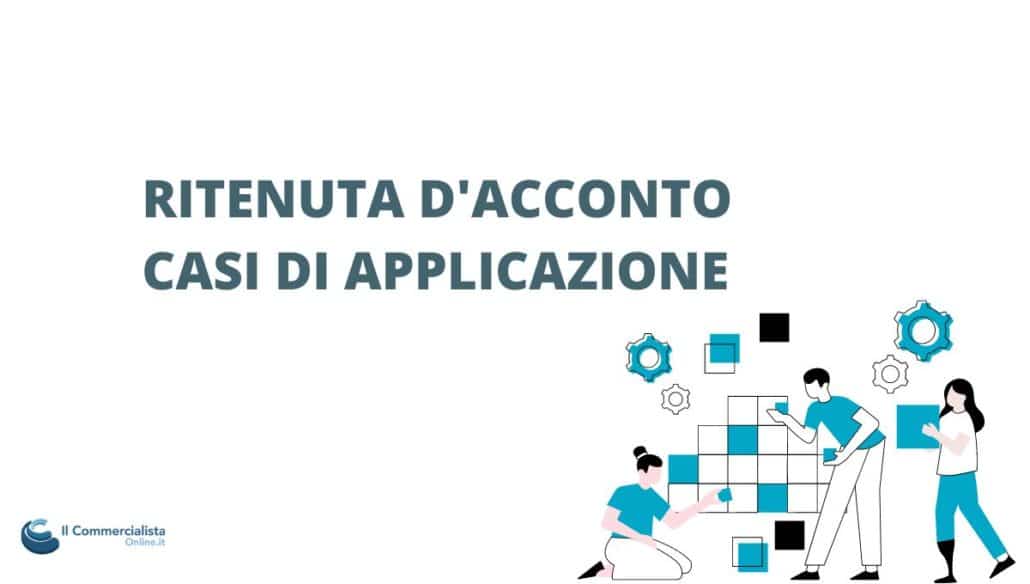 calcolo ritenuta d'acconto