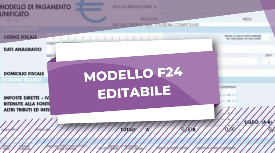 F24 Editabile Istruzioni Il Commercialista Online