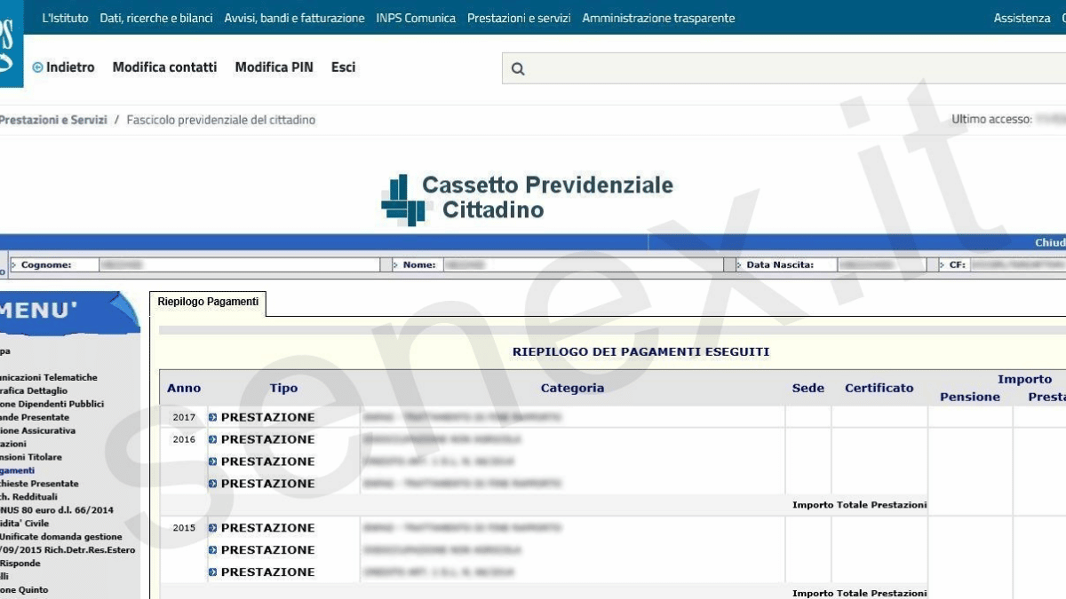 Come funziona il Cassetto previdenziale INPS