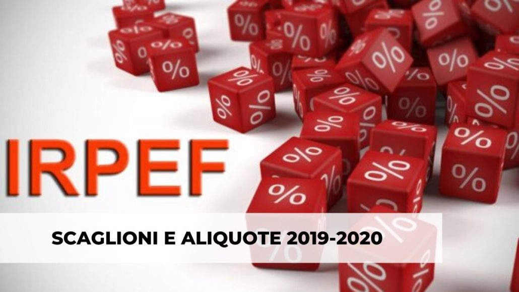 scaglioni irpef 2019 2020