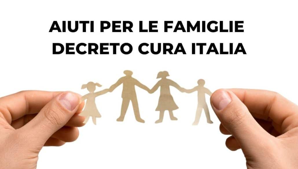 aiuti per le famiglie decreto cura italia