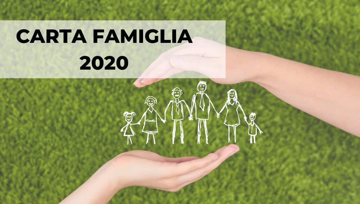 carta famiglia 2020