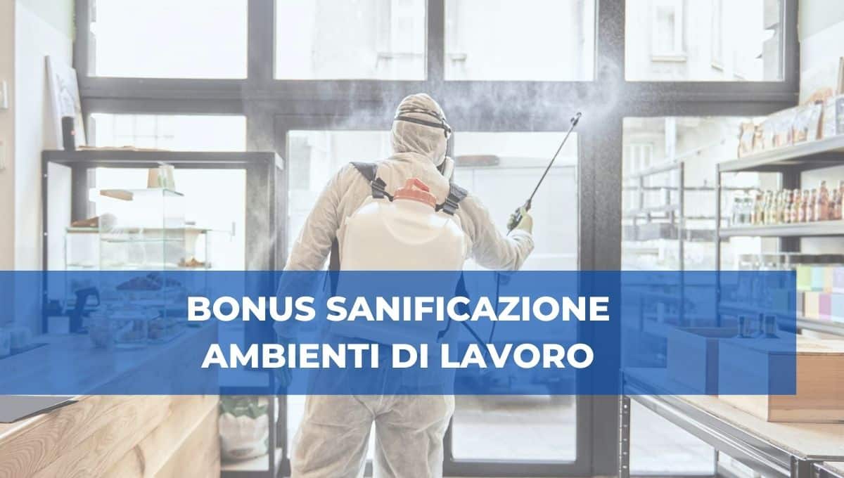 bonus sanificazione