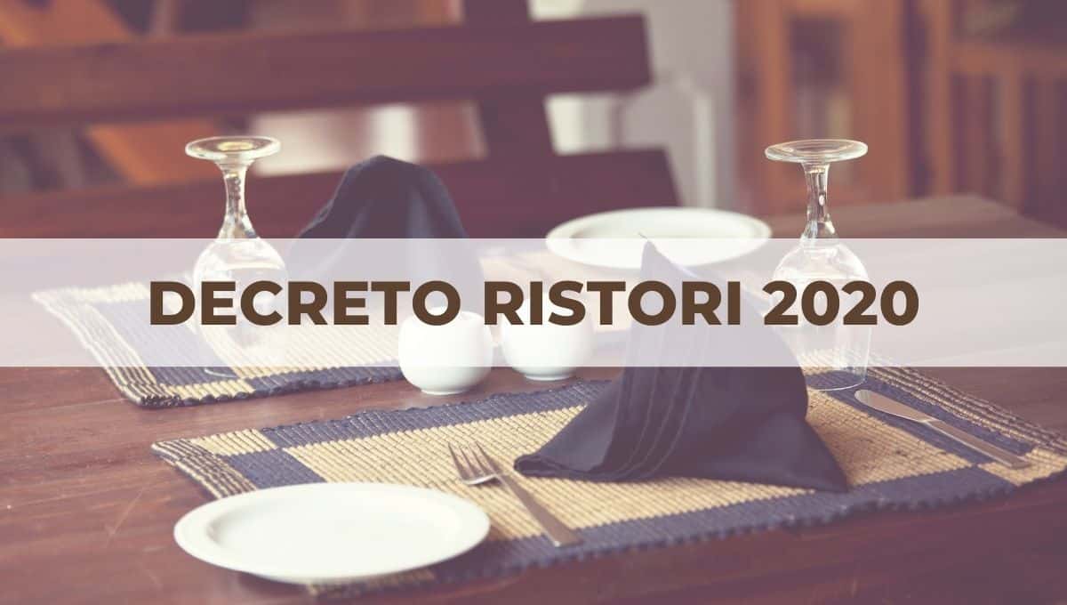 decreto ristori 2020