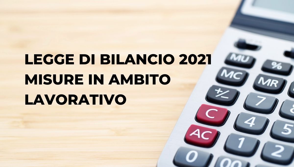 legge di bilancio 2021