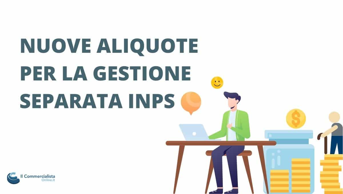 aliquote gestione separata 2021