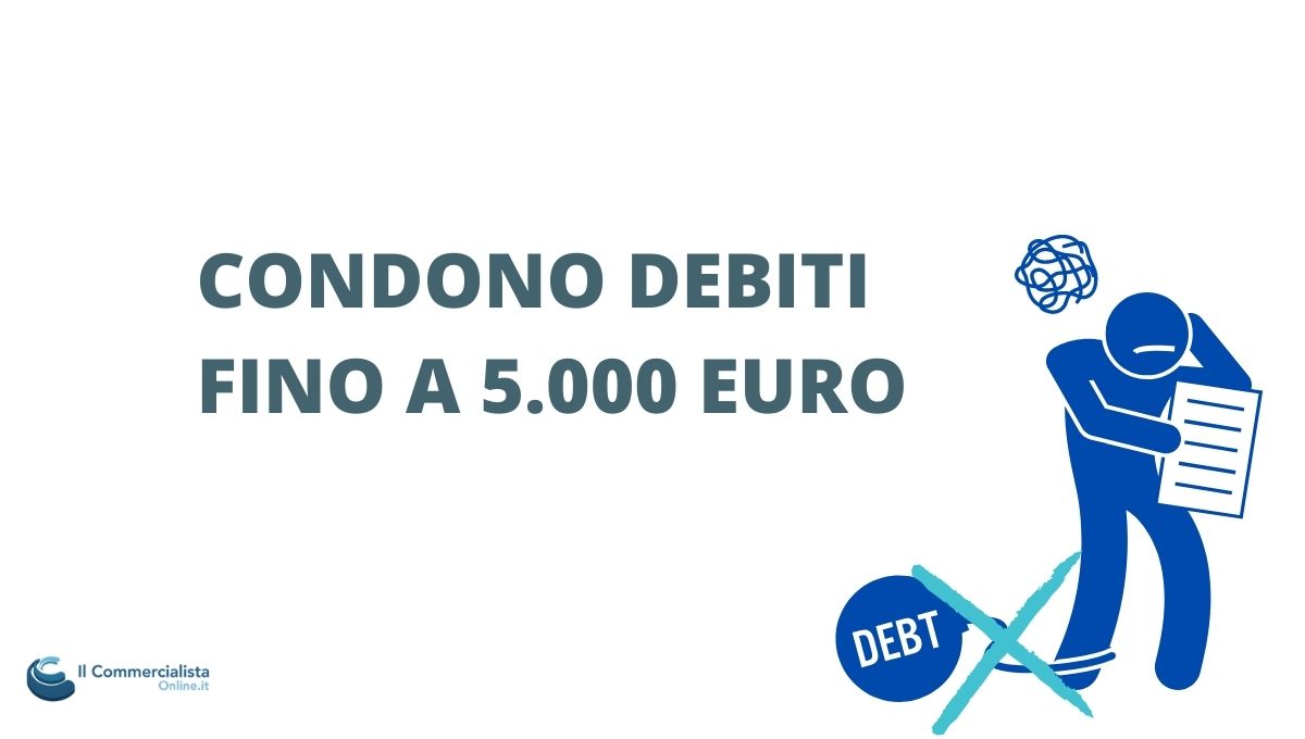 condono debiti 5.000 euro