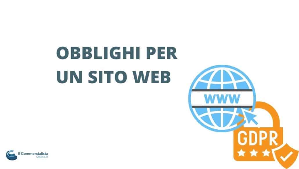 obblighi sito internet