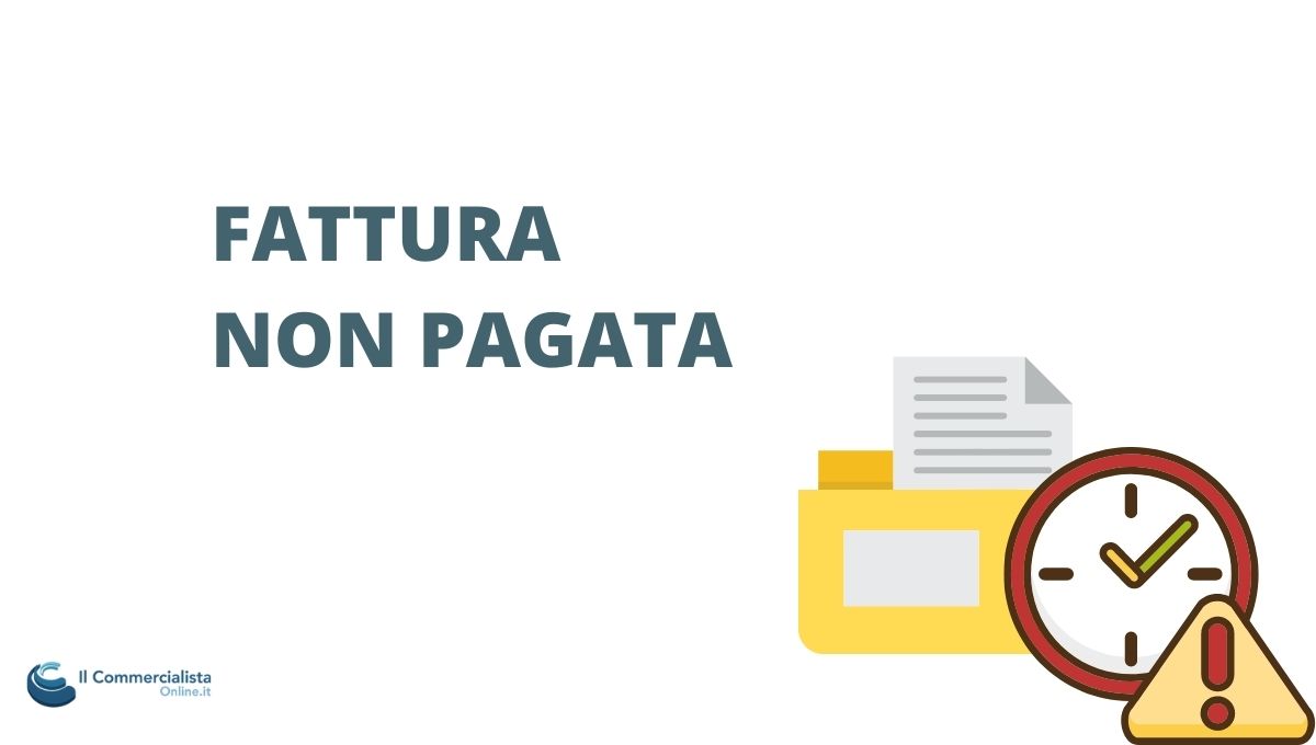 fattura non pagata