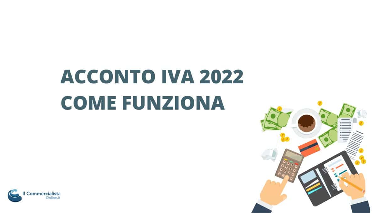 acconto iva 2022