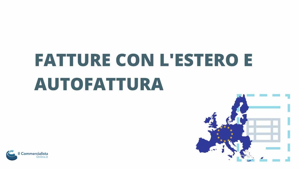 fatture con l’estero