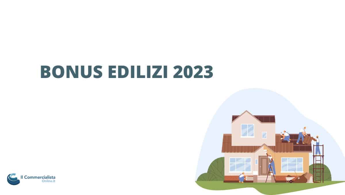 bonus edilizi 2023