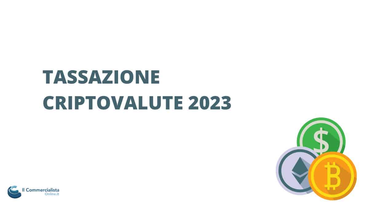 tassazione criptovalute 2023