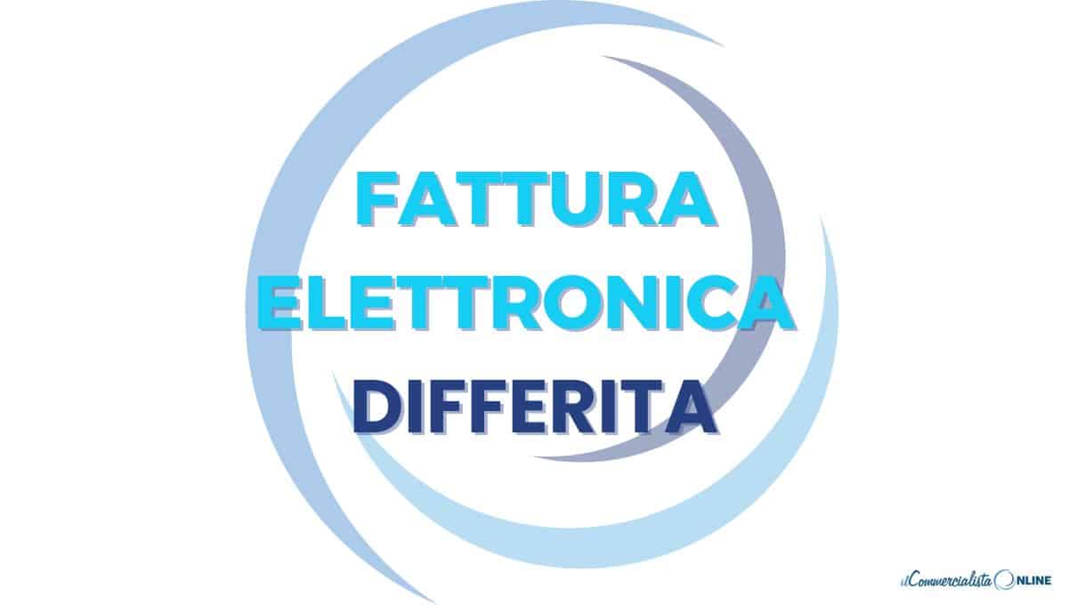 FATTURA DIFFERITA