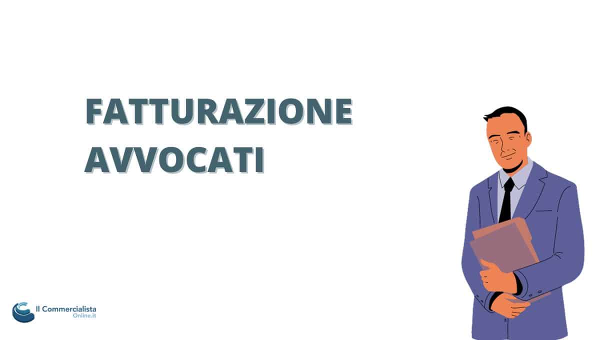 fatturazione per avvocati