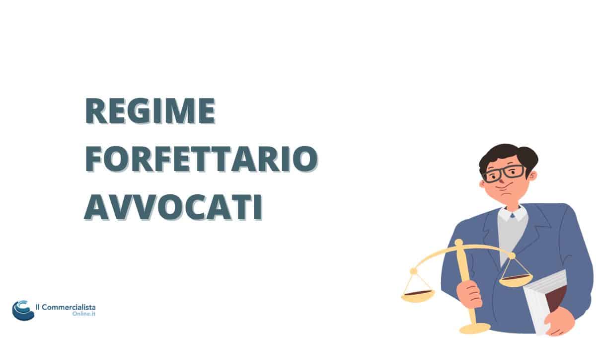 partita iva forfettario avvocato