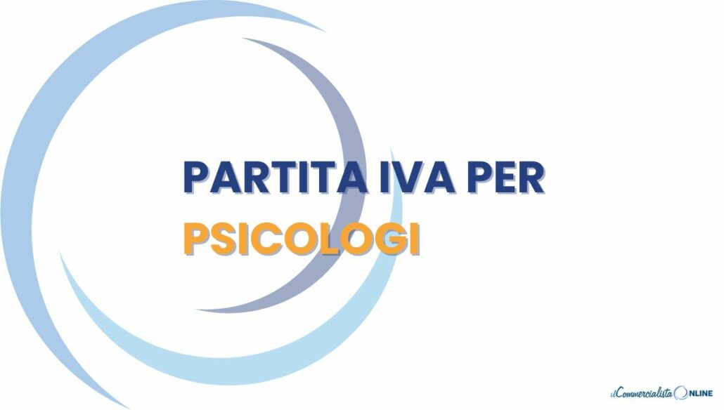 PARTITA IVA PER PSICOLOGI