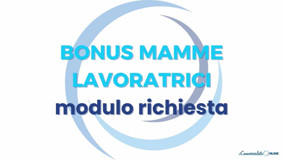 bonus mamme lavoratrici