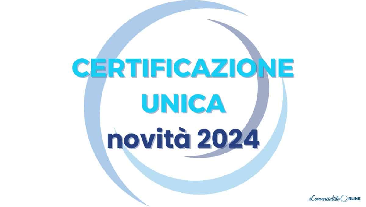 certificazione unica forfettari