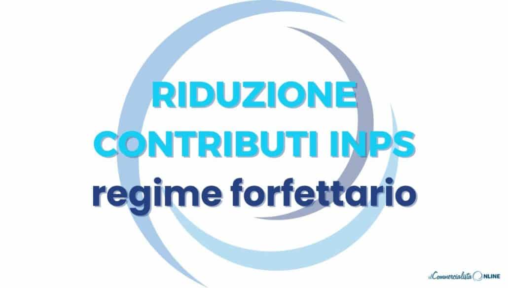 contributi inps forfettario