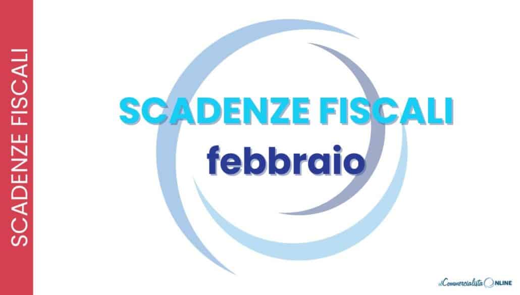 scadenze fiscali febbraio