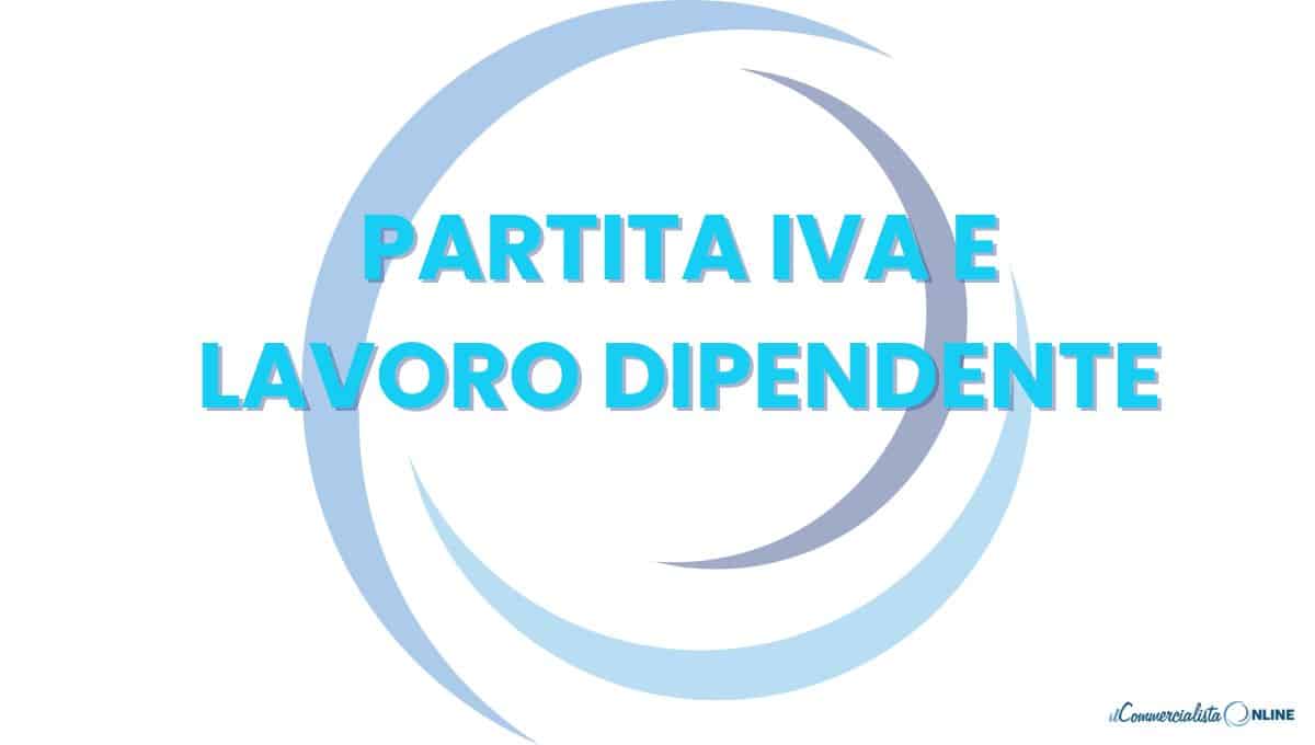 partita iva e lavoro dipendente