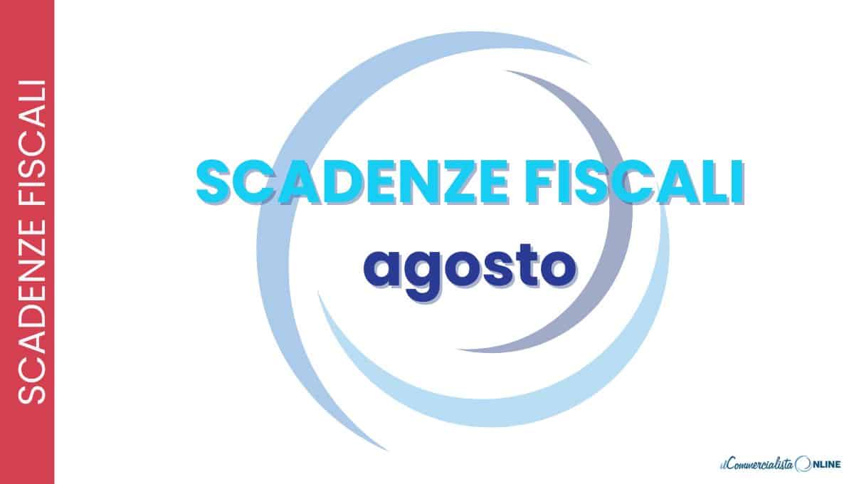 Scadenze fiscali agosto 2026: come funziona la sospensione feriale, perché il 20 agosto è il giorno più pesante dell'estate e tutte le date da ricordare. Guida chiara e aggiornata con calendario completo.