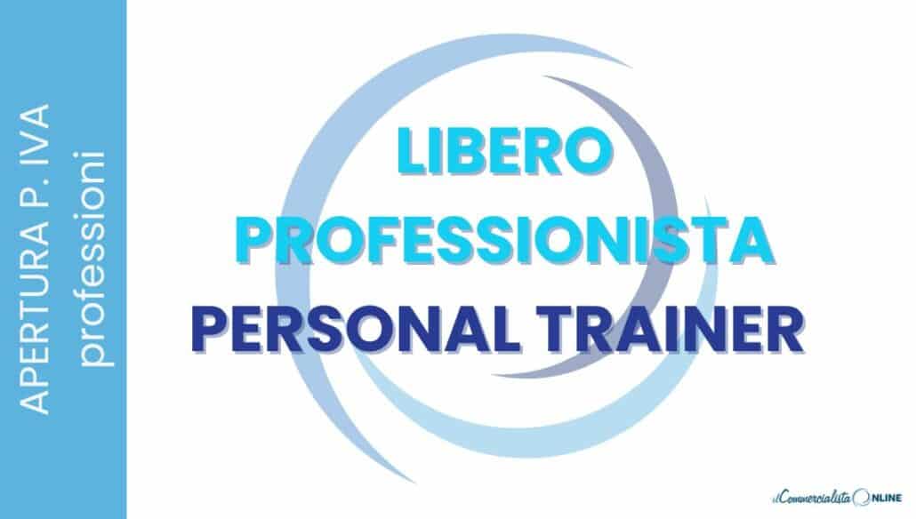 Personal trainer che lavora con Partita IVA in palestra