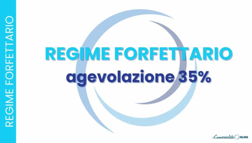 Riduzione contributi 35%