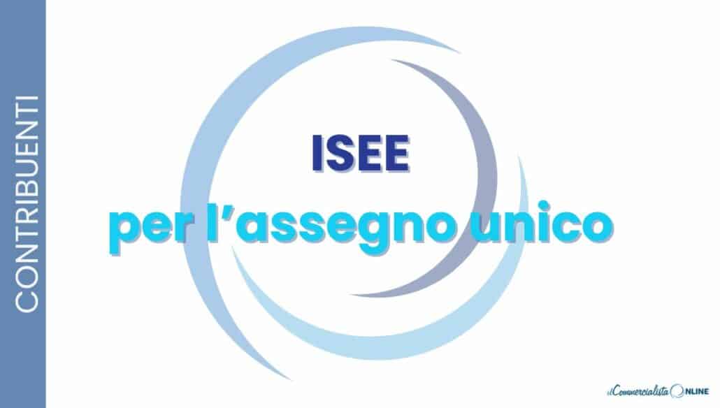 isee per assegno unico
