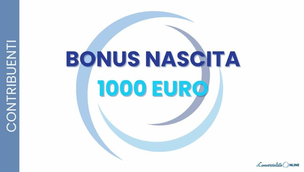 bonus nascita 1000 euro
