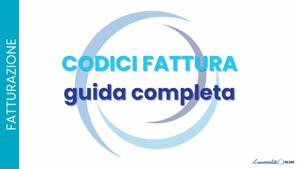 codici fattura elettronica