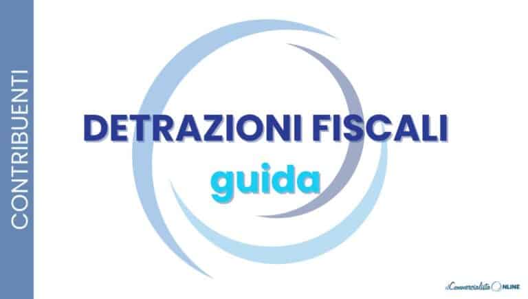 detrazioni fiscali