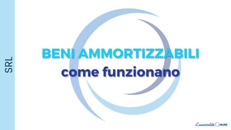 beni ammortizzabilli