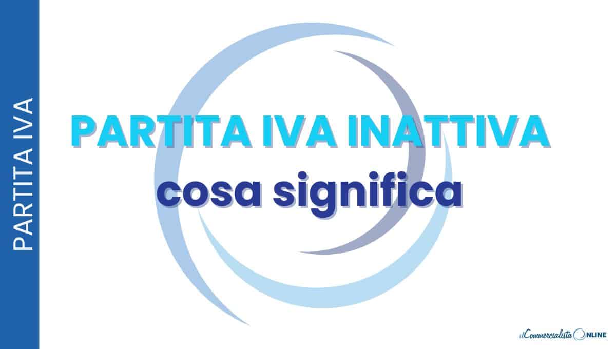 partita iva inattiva