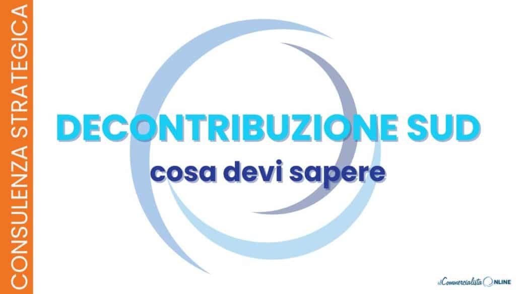 decontribuzione sud 2025