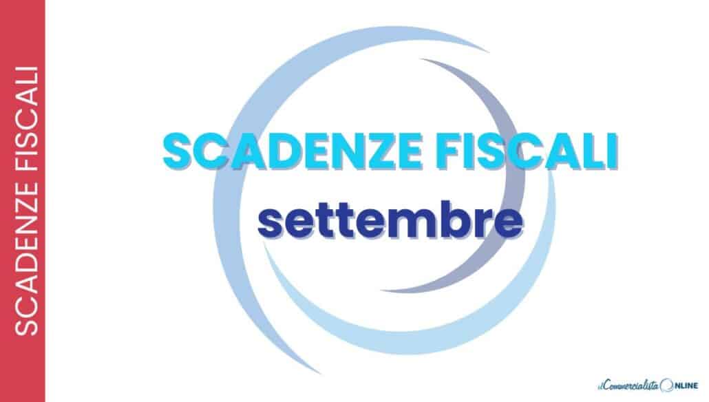 scadenze fiscali settembre