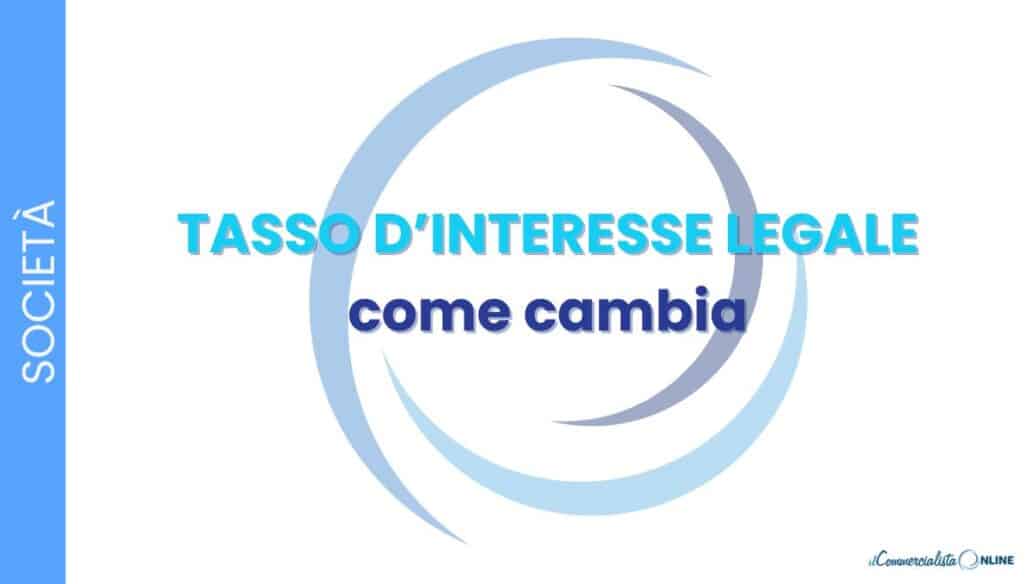 Tasso di interesse legale