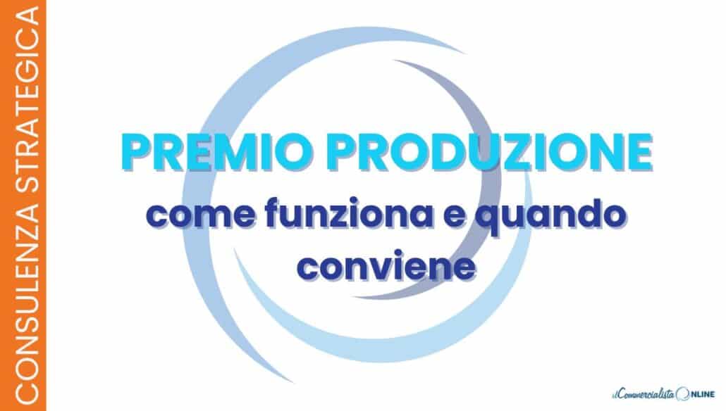premio produzione